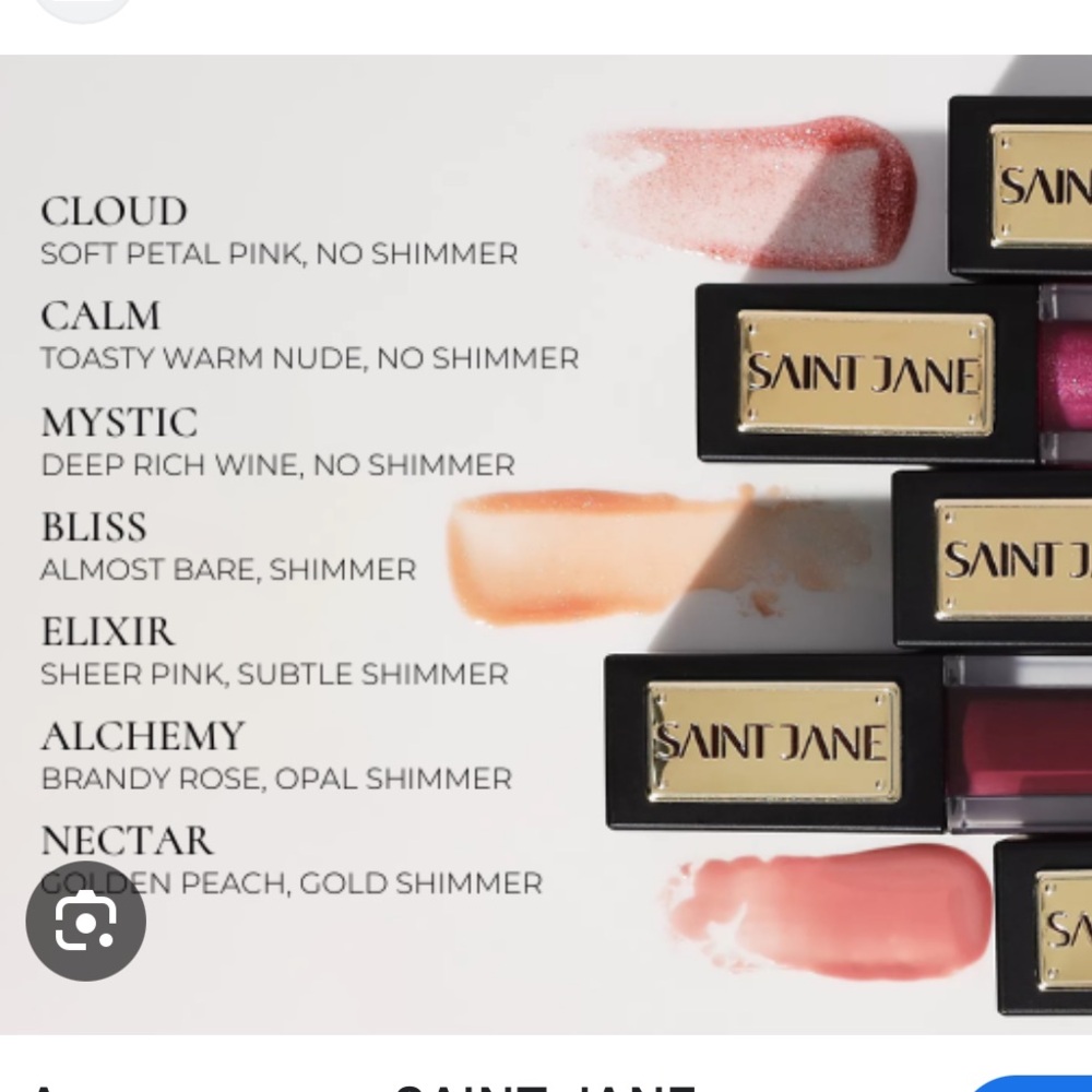 Saint Jane Clean Luxury Lip Oil in Nectar - Floral Infused - .15 oz - Picture 3 of 8